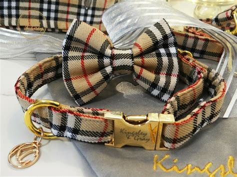 fake burberry dog collar|burberry dog collar large.